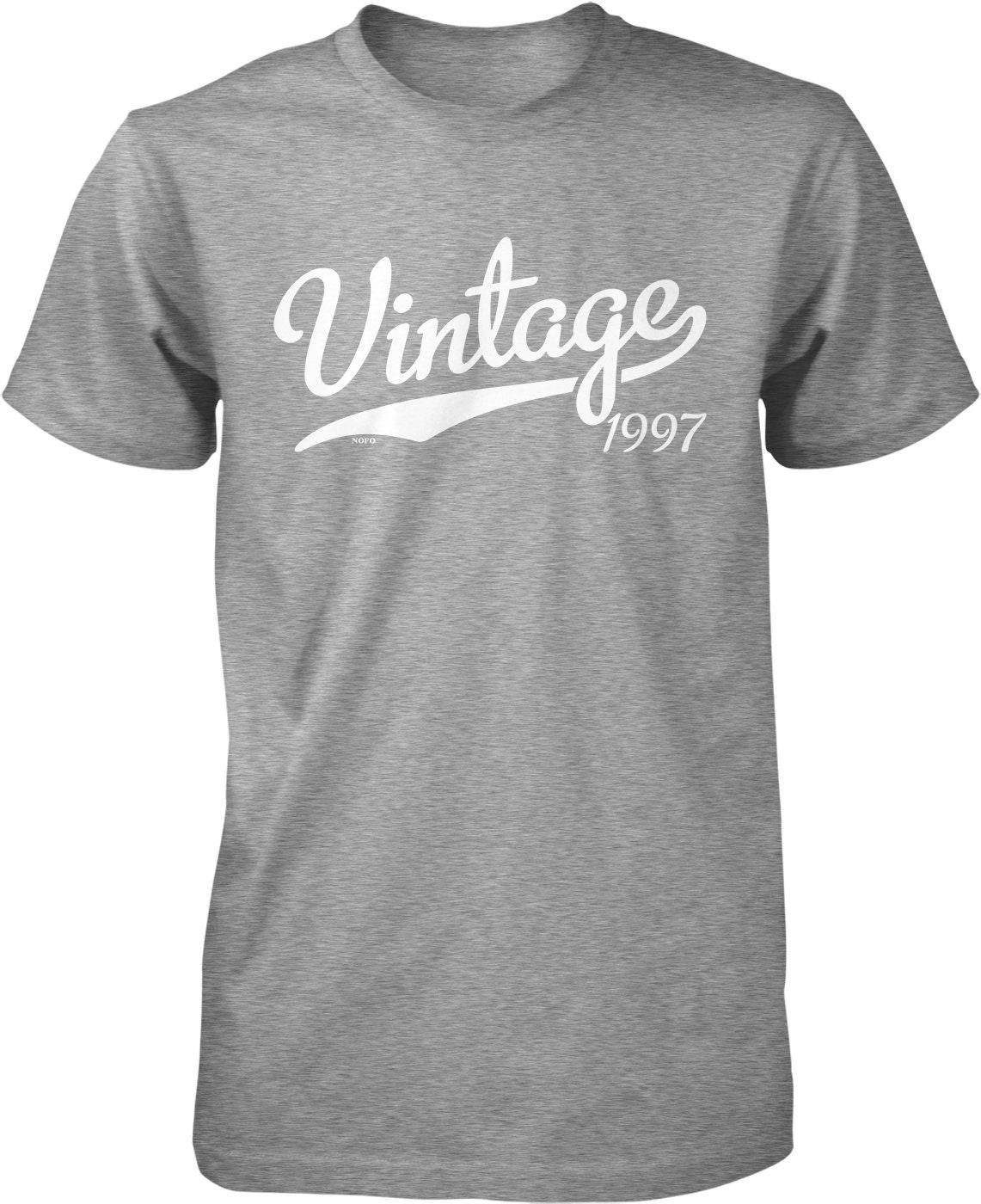 Vintage Men's T-Shirt - Classic 1997 Fit Tee | Soft Cotton Fabric