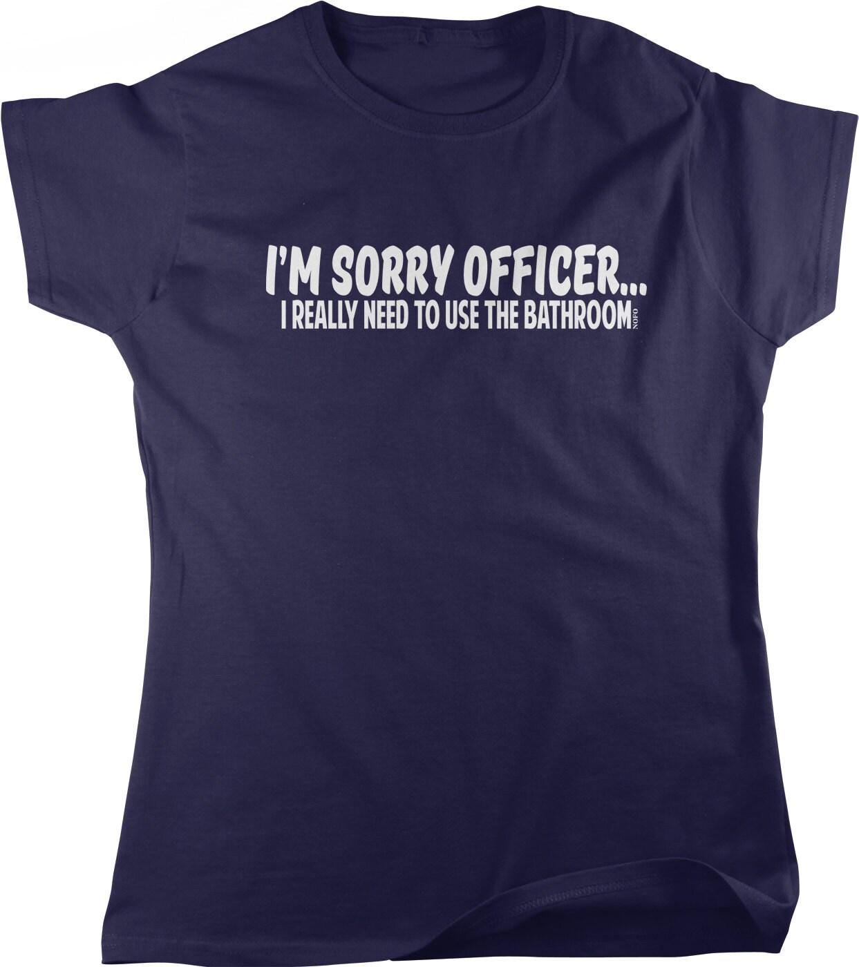 Funny Police T-Shirt – Women's Graphic Tee | Cotton Comfort Shirt, Durable Full Cut