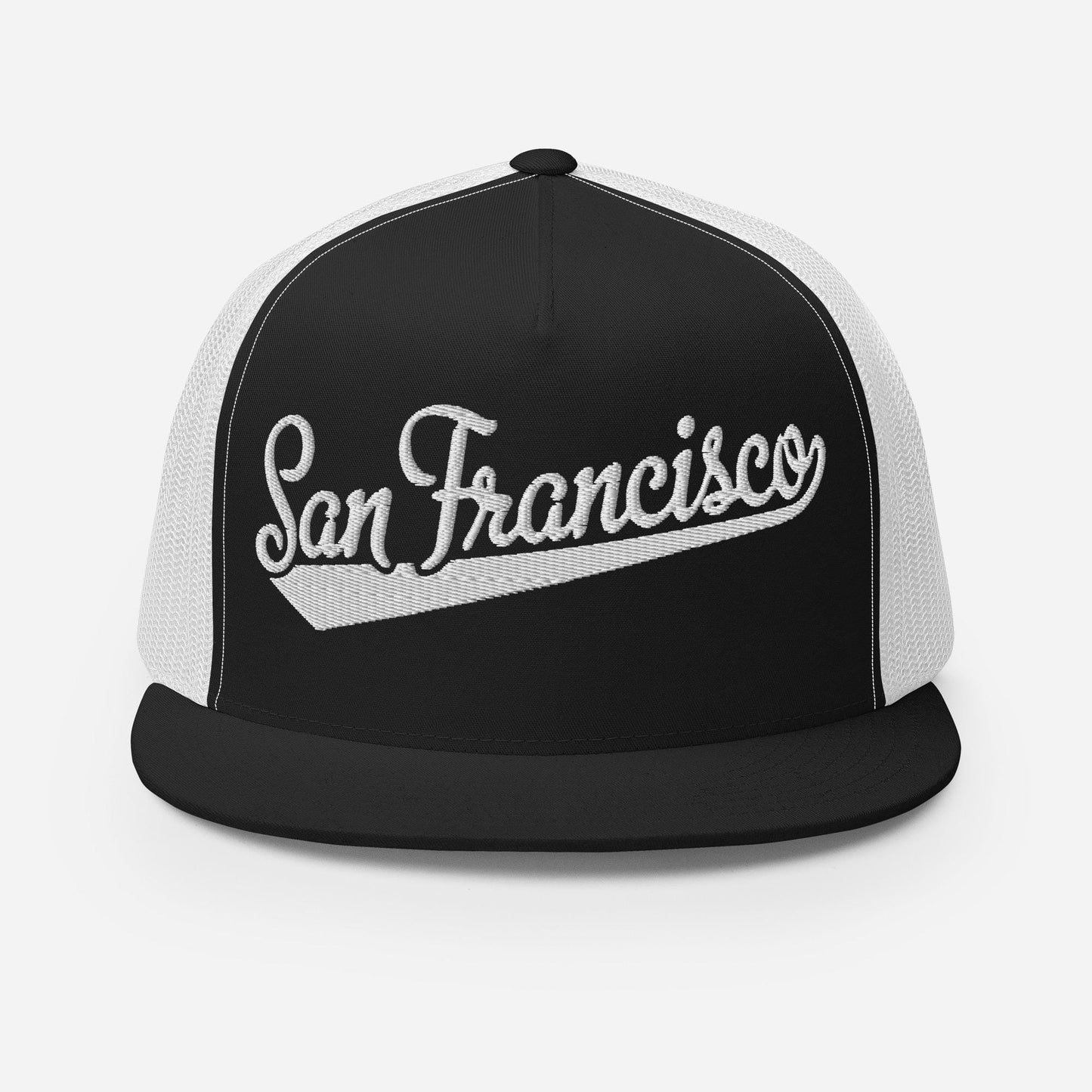 San Francisco Snapback Hat – Baseball Script Font Cap With Adjustable Fit