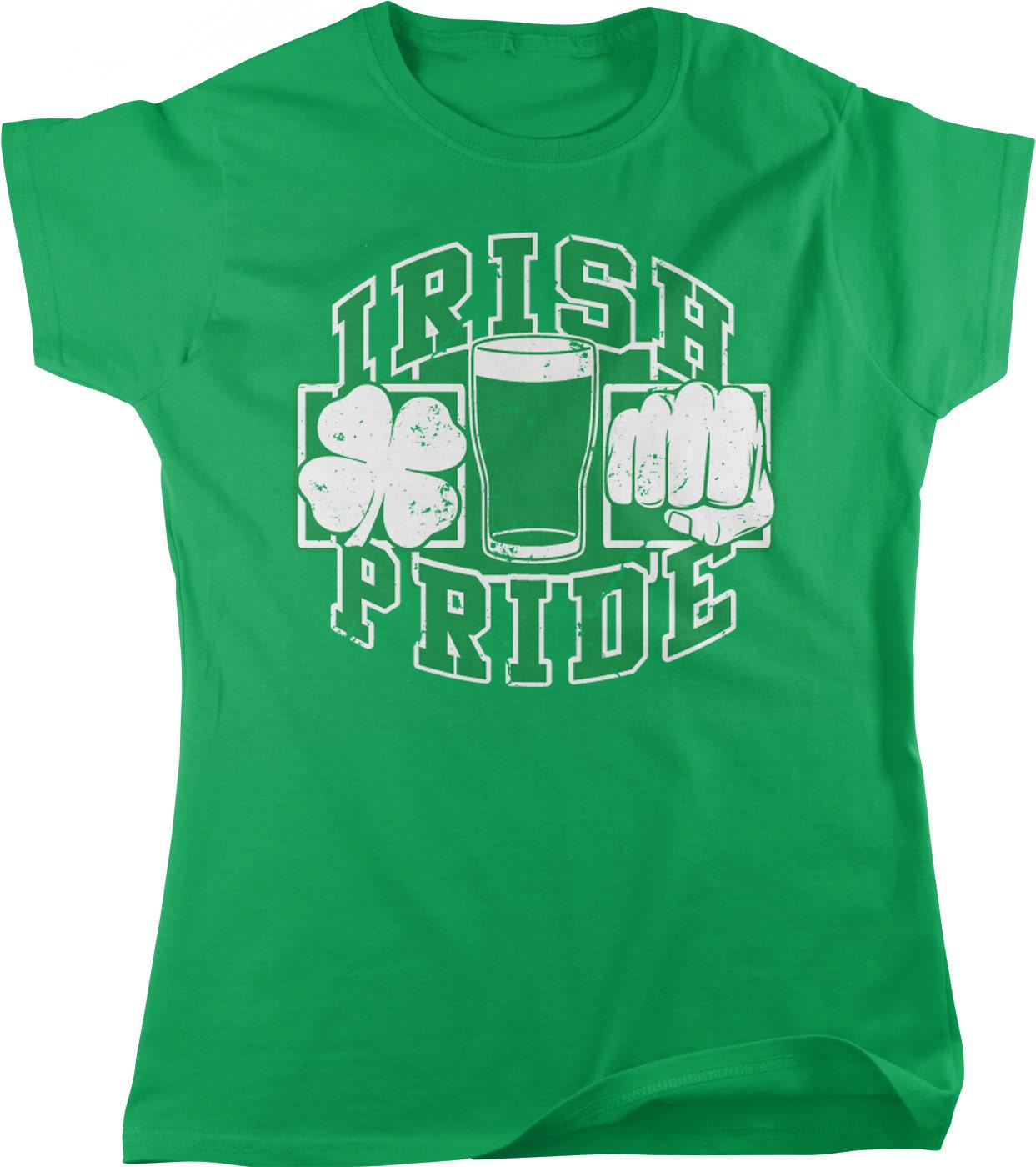 St Patricks Day T-Shirt - Irish Clover Shirt | Women’s Full Cut Tee