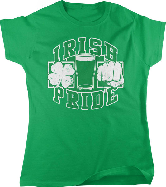 St Patricks Day T-Shirt - Irish Clover Shirt | Women’s Full Cut Tee