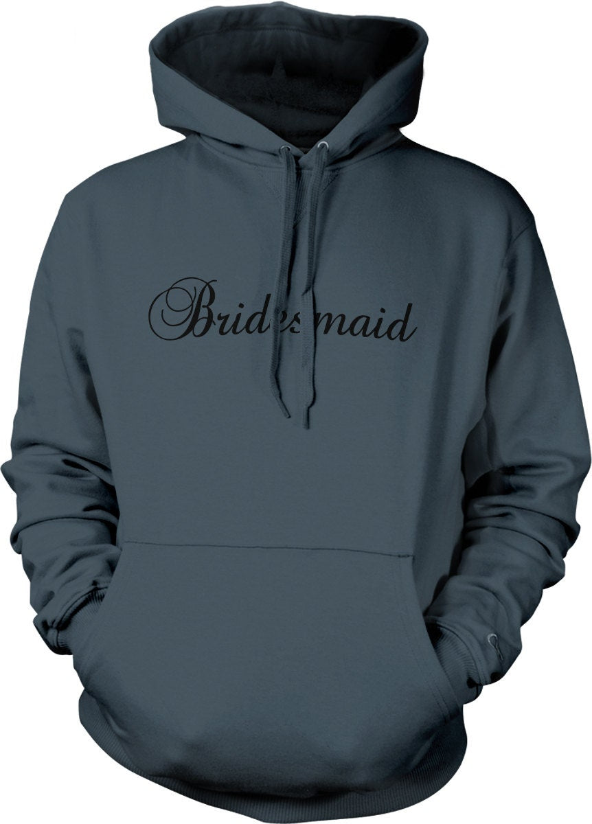 Bridesmaid Hooded Sweatshirt - Cozy Bachelorette Party Hoodie With Pouch Pocket