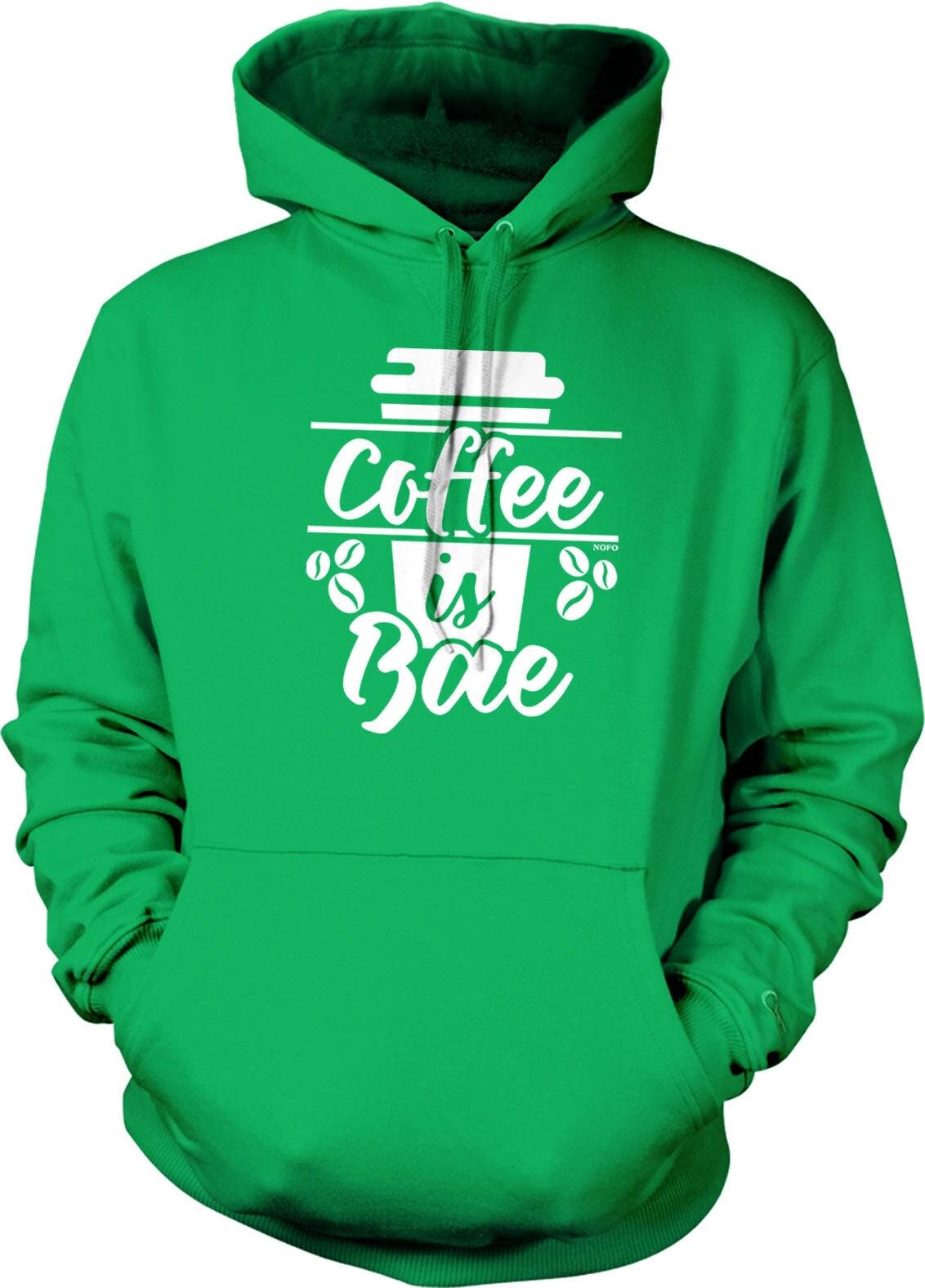 Coffee Is BAE Hoodie - Cozy Sweatshirt With Pouch Pocket & Double Ply Hood