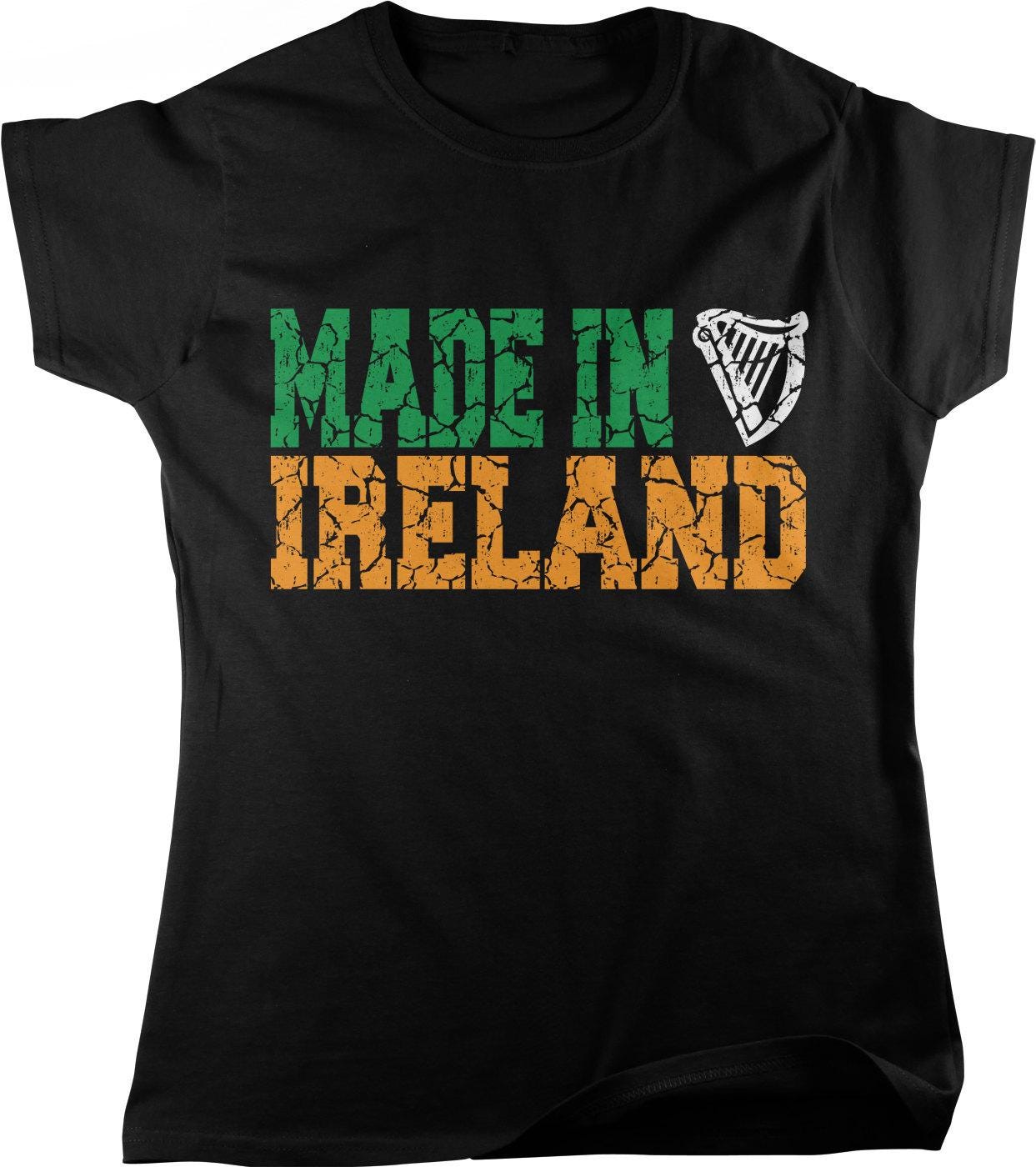 Irish Pride Shirt - Women's Irish Heritage Top | Shamrock T-Shirt, Soft Cotton Tee