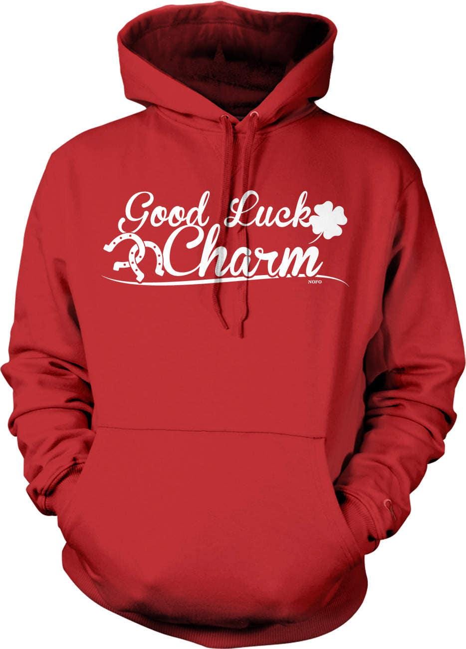 St Patrick's Day Sweatshirt – Cozy Hooded Sweatshirt With Irish Lucky Charm Design