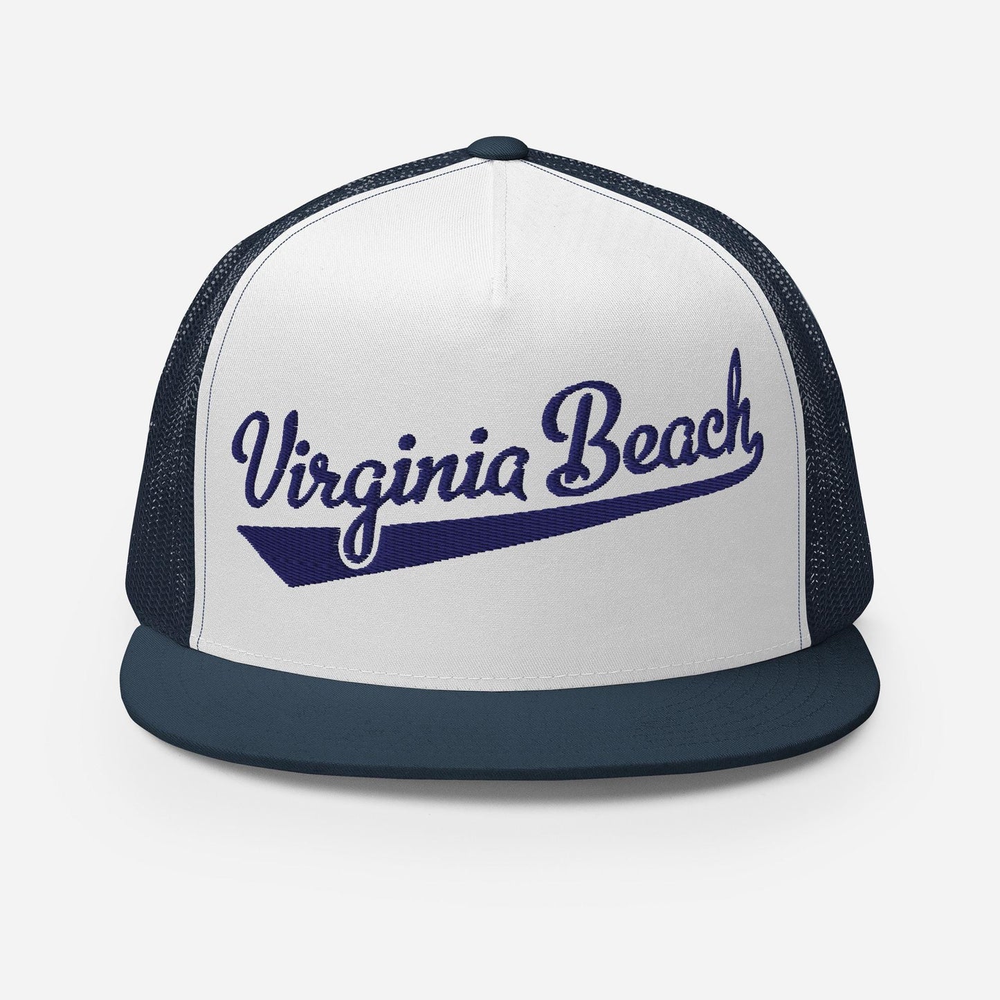 Snapback Trucker Hat – Virginia Beach Mesh Back Cap With Custom Thread Colors