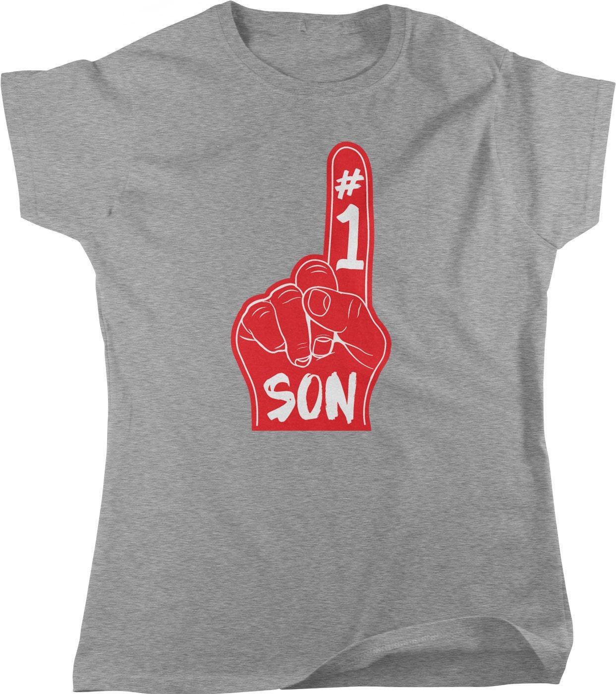 Women's Son Tee - Soft Cotton Shirt With Foam Finger Graphic | Quality Casual Wear