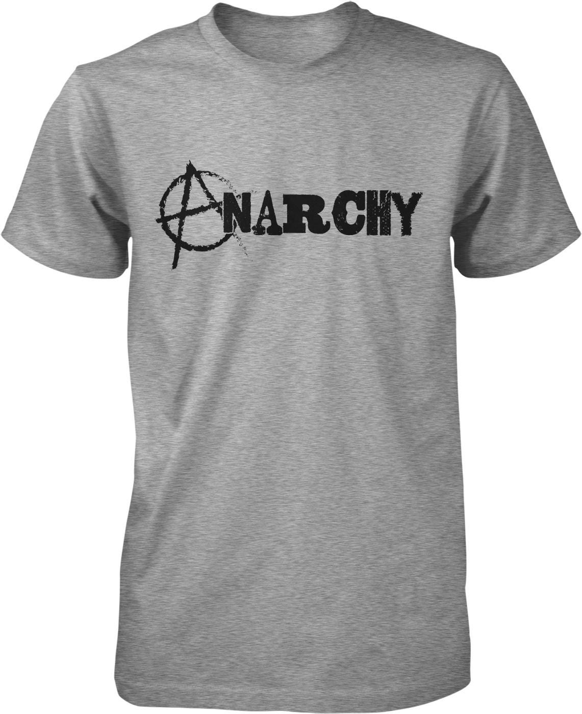 A gray t-shirt with the word "ANCY" printed on it in a distressed, grunge-style font.