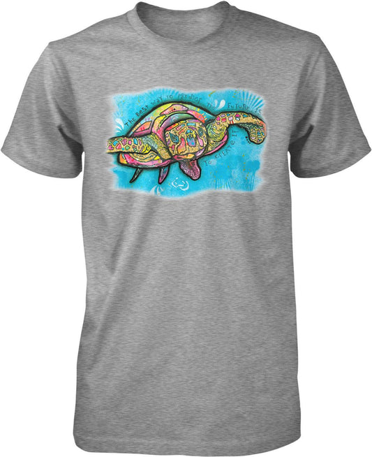 Sea Turtle T-Shirt - Motivational Quote Tee | Durable Cotton Comfort Shirt