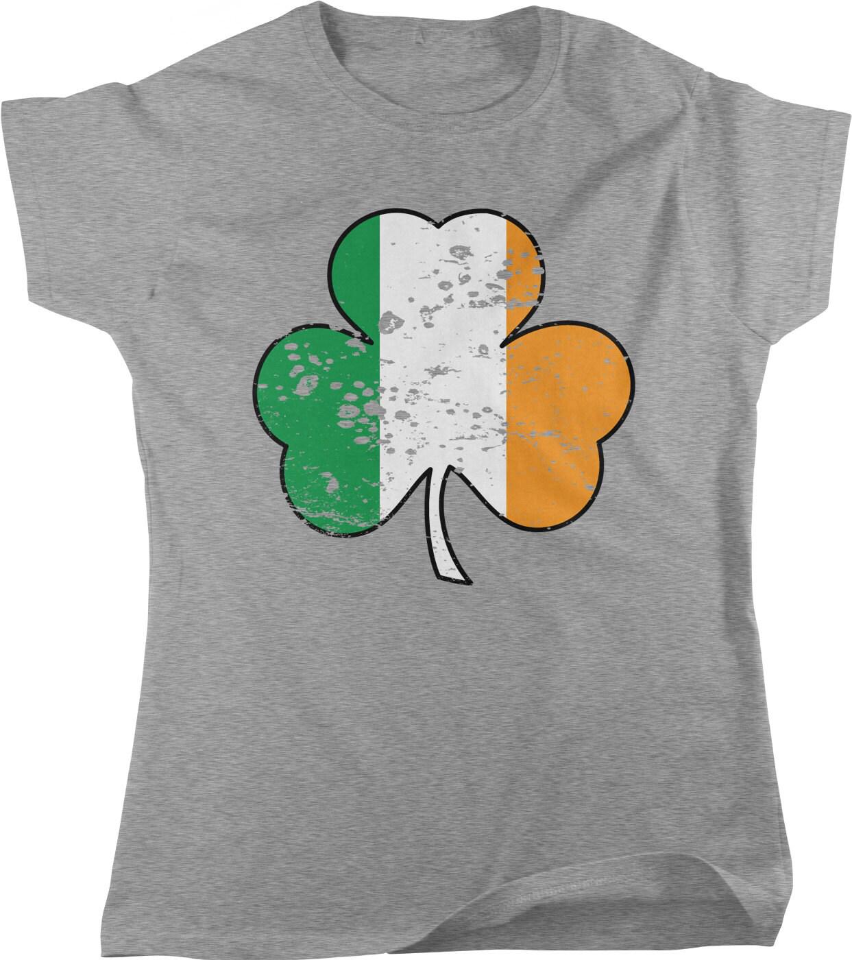 Shamrock T-Shirt - Irish Clover Shirt | Women's Celtic Tee, Comfort Fit