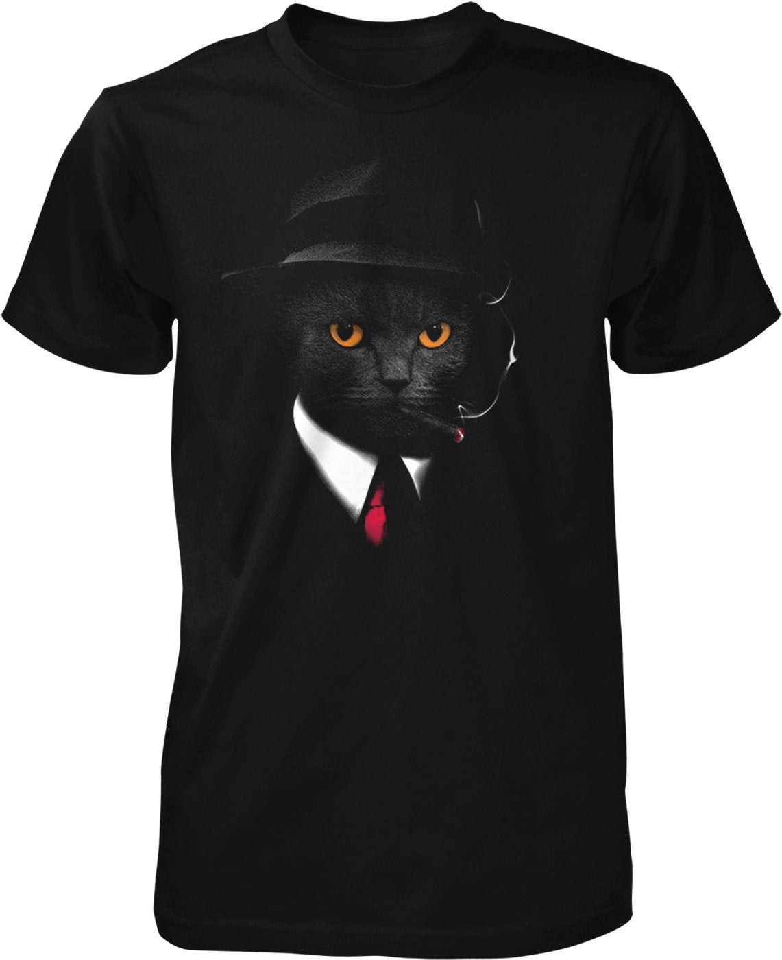 Undercover Cat T-Shirt - Spy Design Shirt | Durable Cotton Tee, Comfort Fit