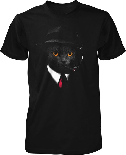 Undercover Cat T-Shirt - Spy Design Shirt | Durable Cotton Tee, Comfort Fit
