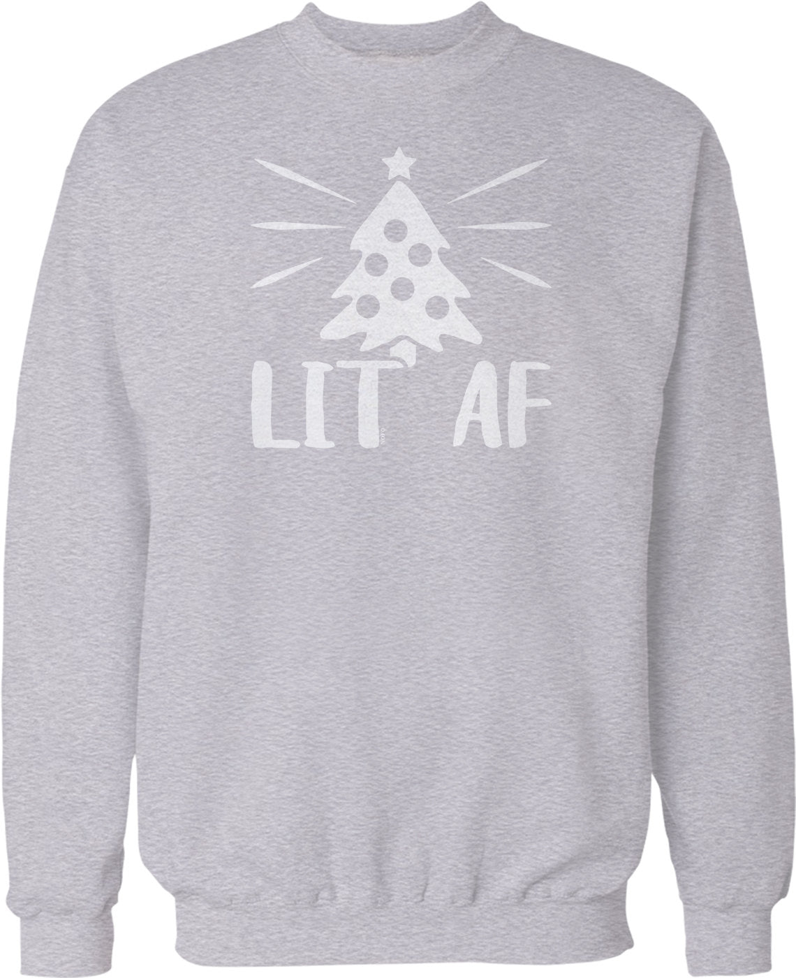 Christmas Tree Sweatshirt – Cozy Holiday Crew Neck With Pouch Pocket Hoodie