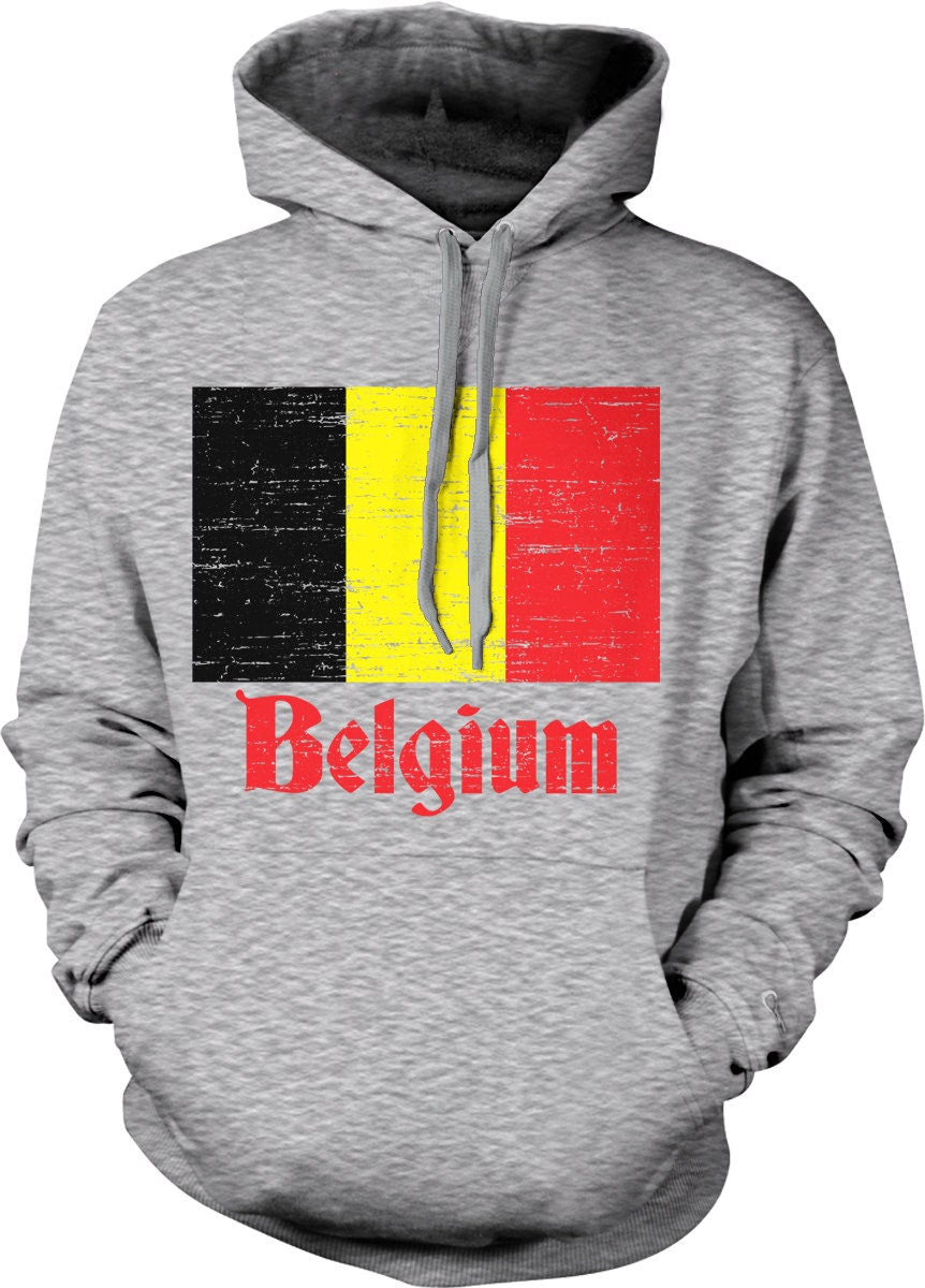 Belgian Flag Hoodie – Red Devils Sweatshirt | Unisex Soccer Fan Apparel