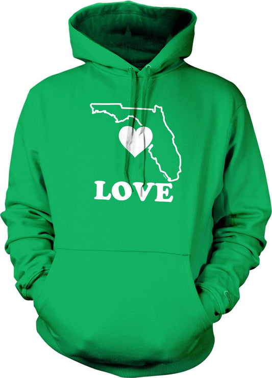 Florida Hoodie Sweatshirt – Soft Cotton Blend, Pouch Pocket Hoodie, Unisex Casual Wear