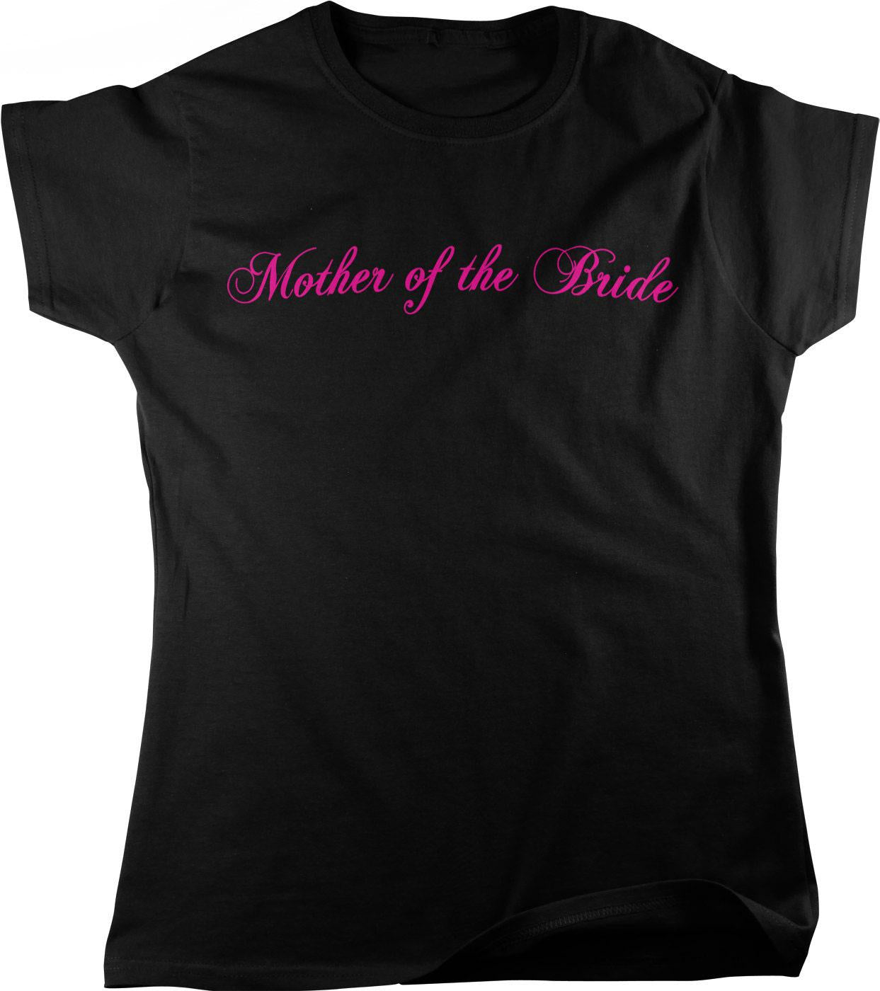Mother of the Bride T-Shirt - Pink Wedding Party Shirt | Soft Breathable Cotton Tee