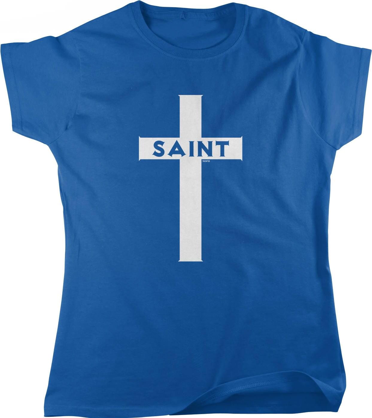 Saint Cross Women's T-Shirt – Christian Faith Apparel | Pre-Shrunk Cotton Tee