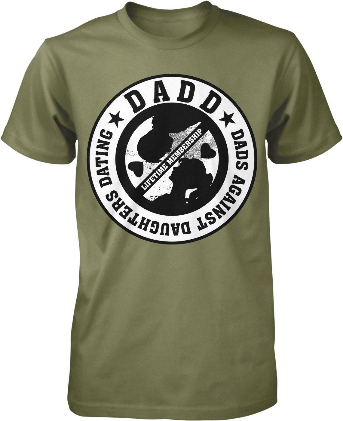 Dads Against Daughters Dating – Men's Graphic Tee | Durable Cotton Casual T-Shirt