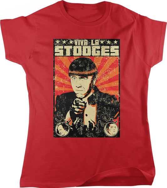 Three Stooges T-Shirt - Women's Vintage Comedy Tee With Full Cut Fit