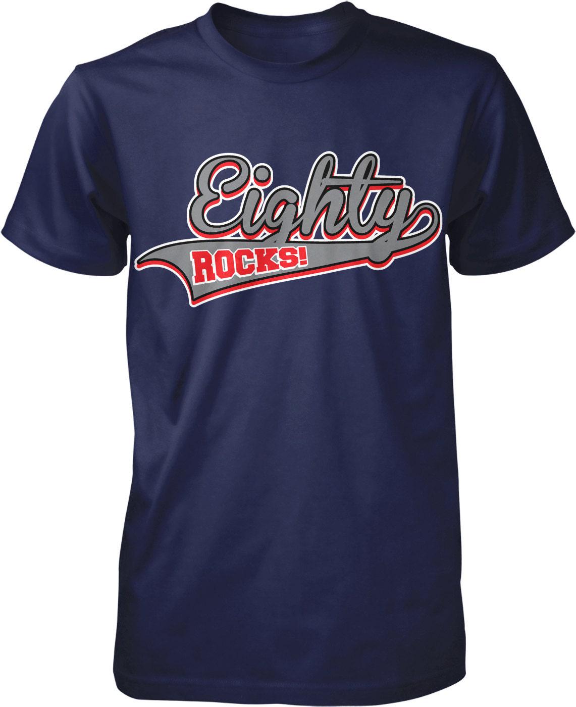 80th Birthday T-Shirt – Men's Gray Cotton Tee | Comfortable, Durable Casual Style