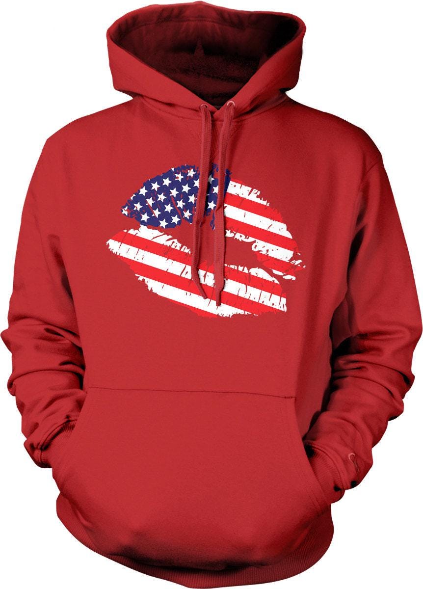 American Flag Sweatshirt – US Pride Hoodie | Unisex Casual Cotton Polyester Blend
