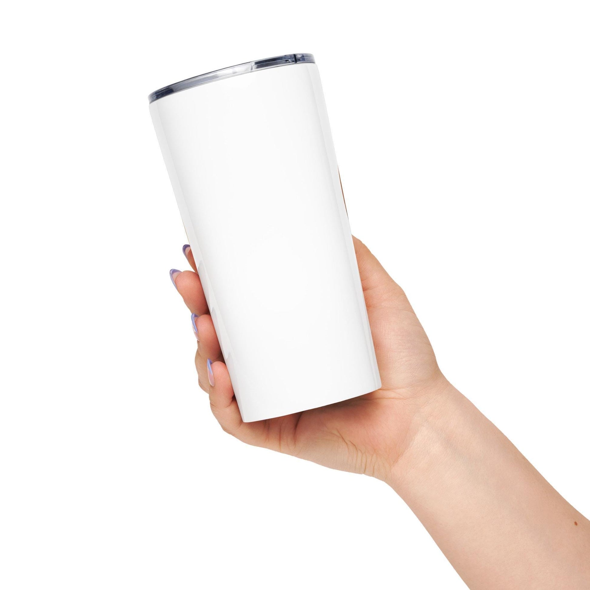 Tapered stainless steel tumbler