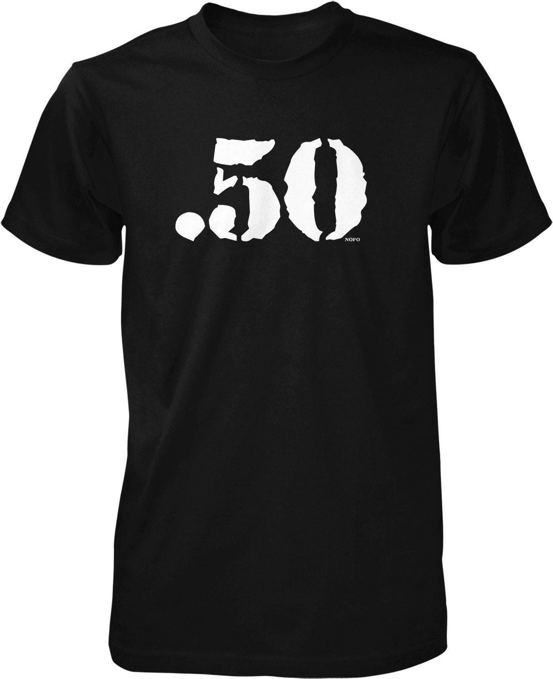 .50 Cal T Shirt - Gun Enthusiast Shirt With Pre Shrunk Cotton & Durable Seams