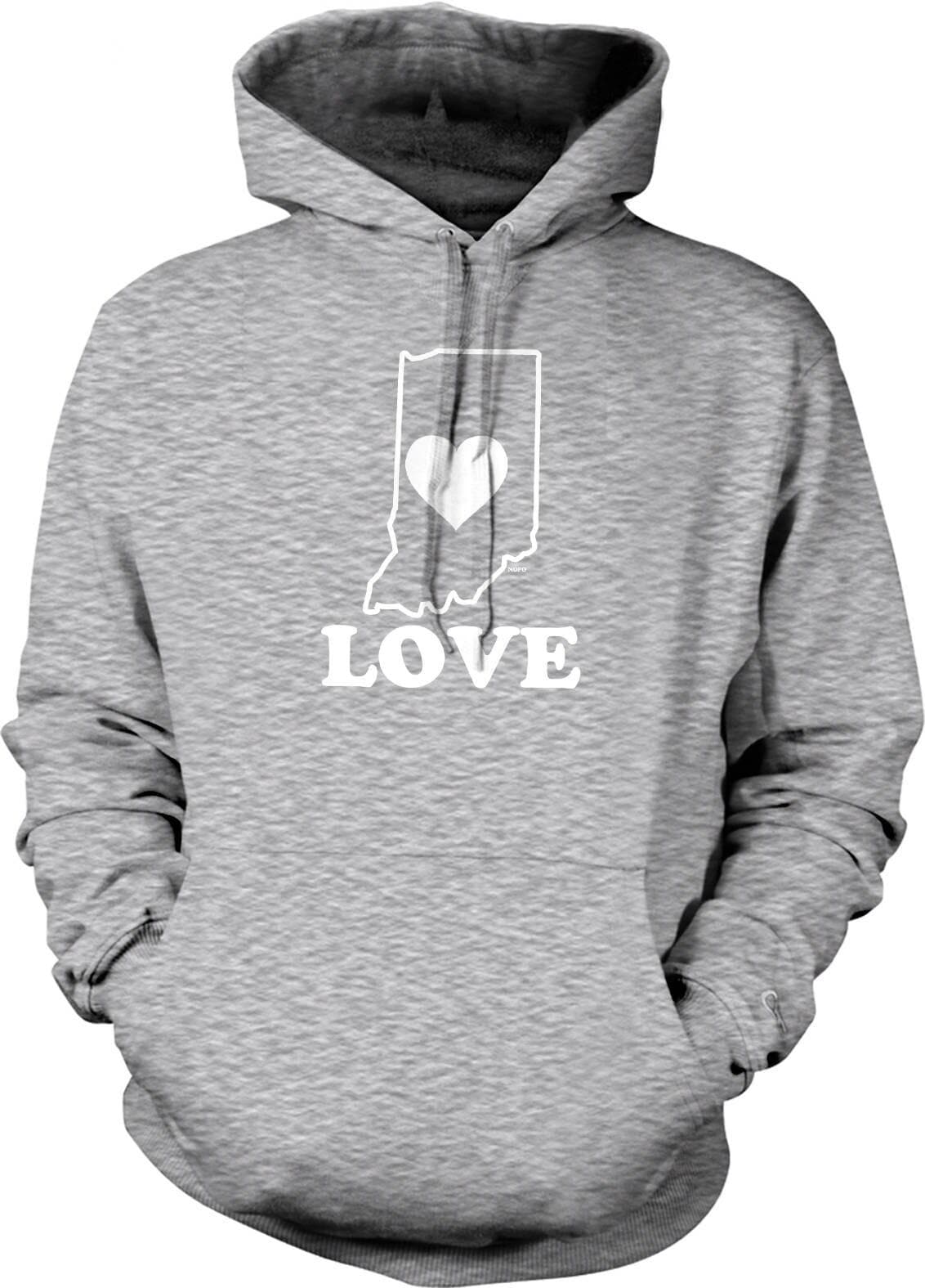Indiana Hoosier Hoodie - Comfort Fit Sweatshirt With Double Ply Hooded Design