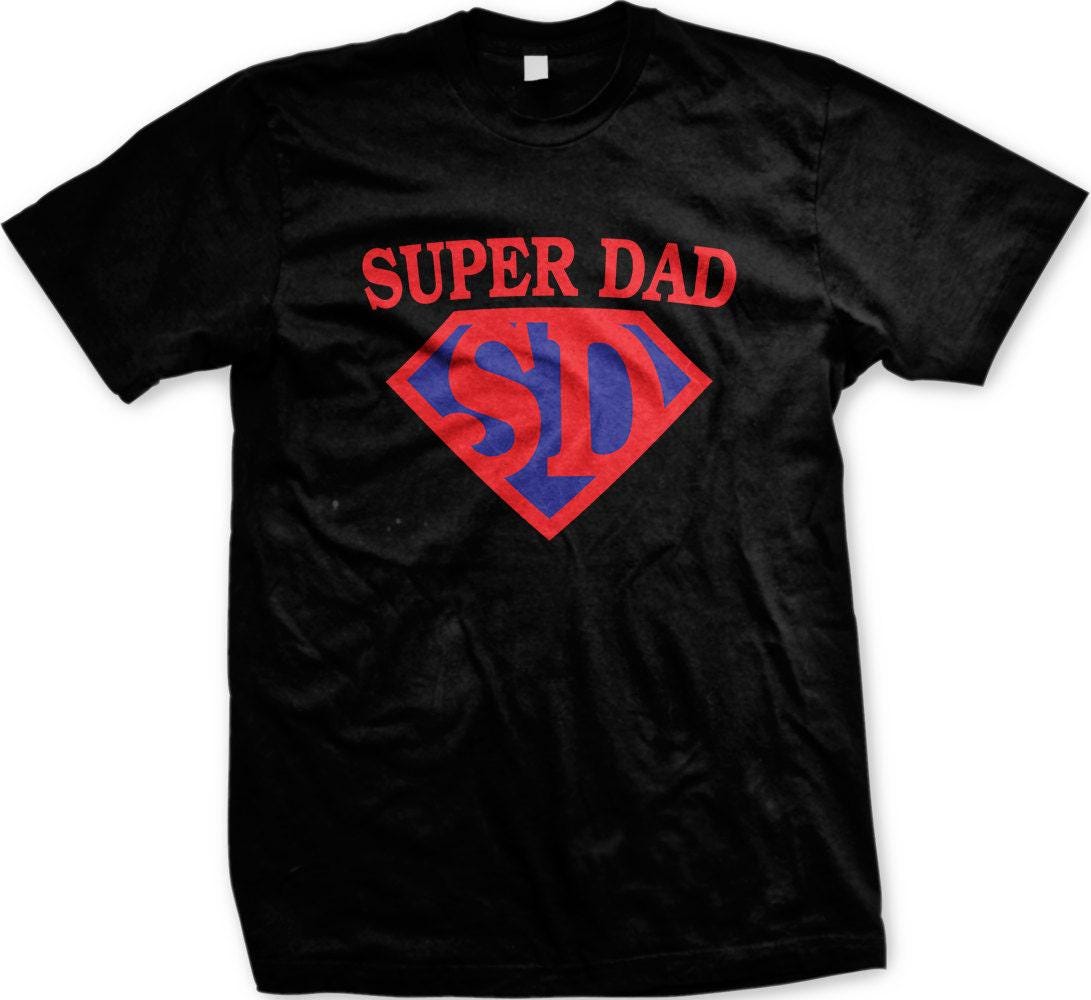 Super Dad T-Shirt - Gray Cotton Shirt | Comfortable Fit Men's Casual Tee