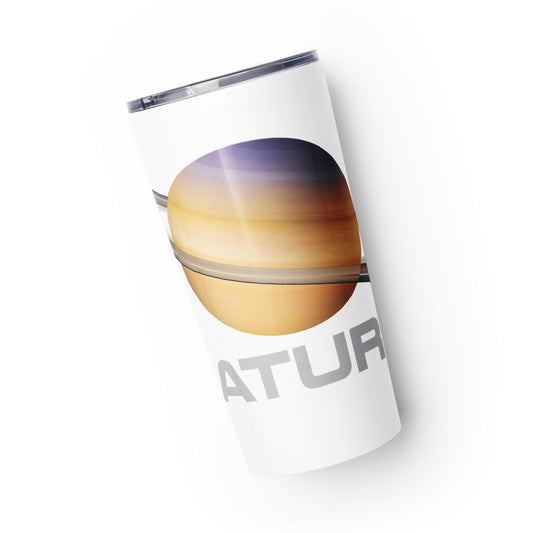 Planet Saturn Tapered stainless steel tumbler