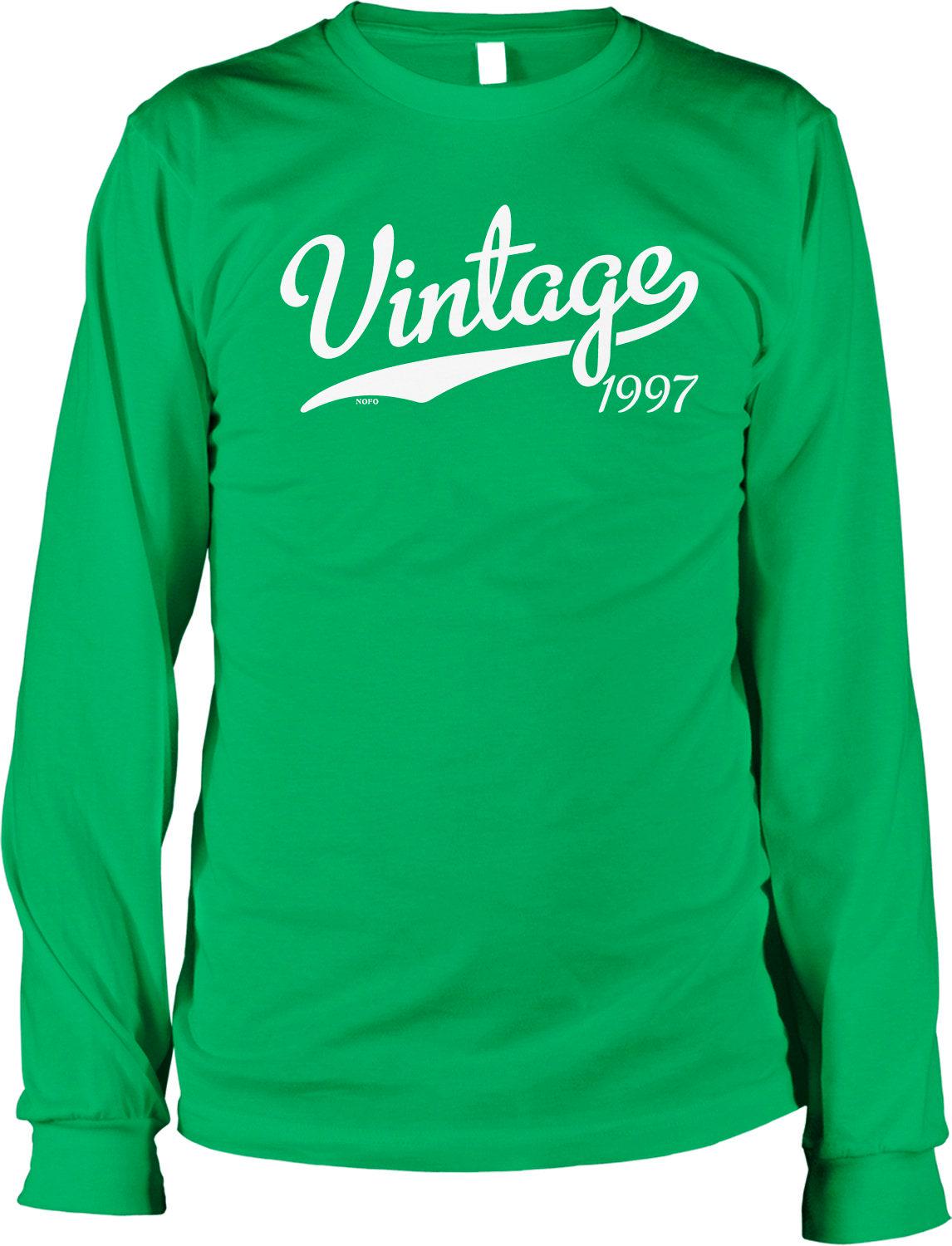 Vintage Long Sleeve Shirt – Mens Cotton 1997 Shirt With Comfortable Fit & Durable Casual Wear