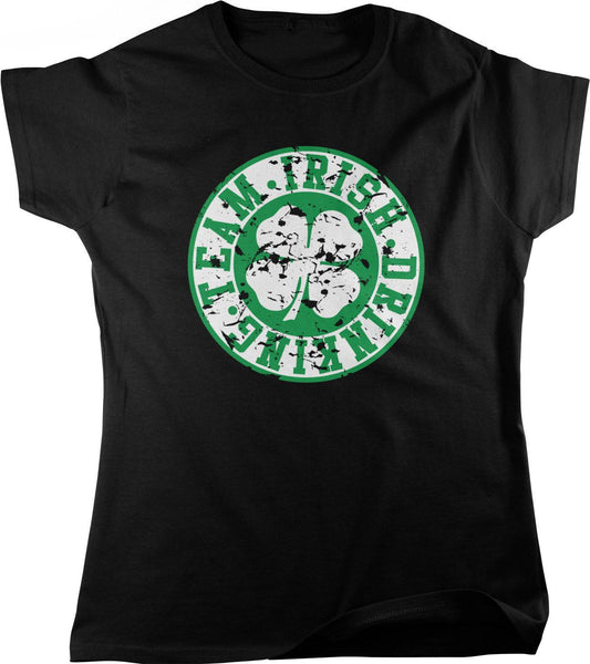 Irish Shamrock T-Shirt - Four Leaf Clover Tee | St Patricks Day Casual Wear