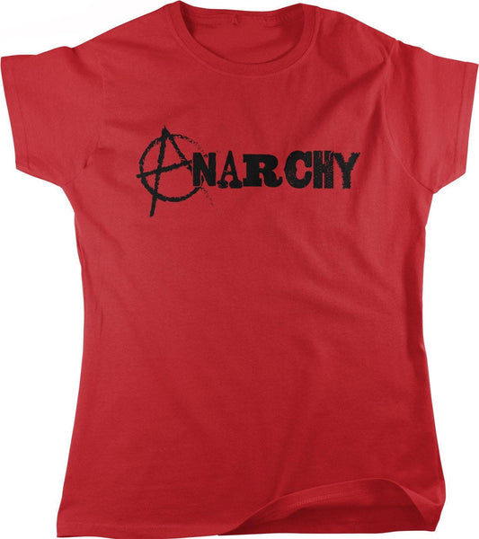 Women's Anarchy T-Shirt - Durable Cotton Shirt | Full Cut Fit & Bold Messaging Tee