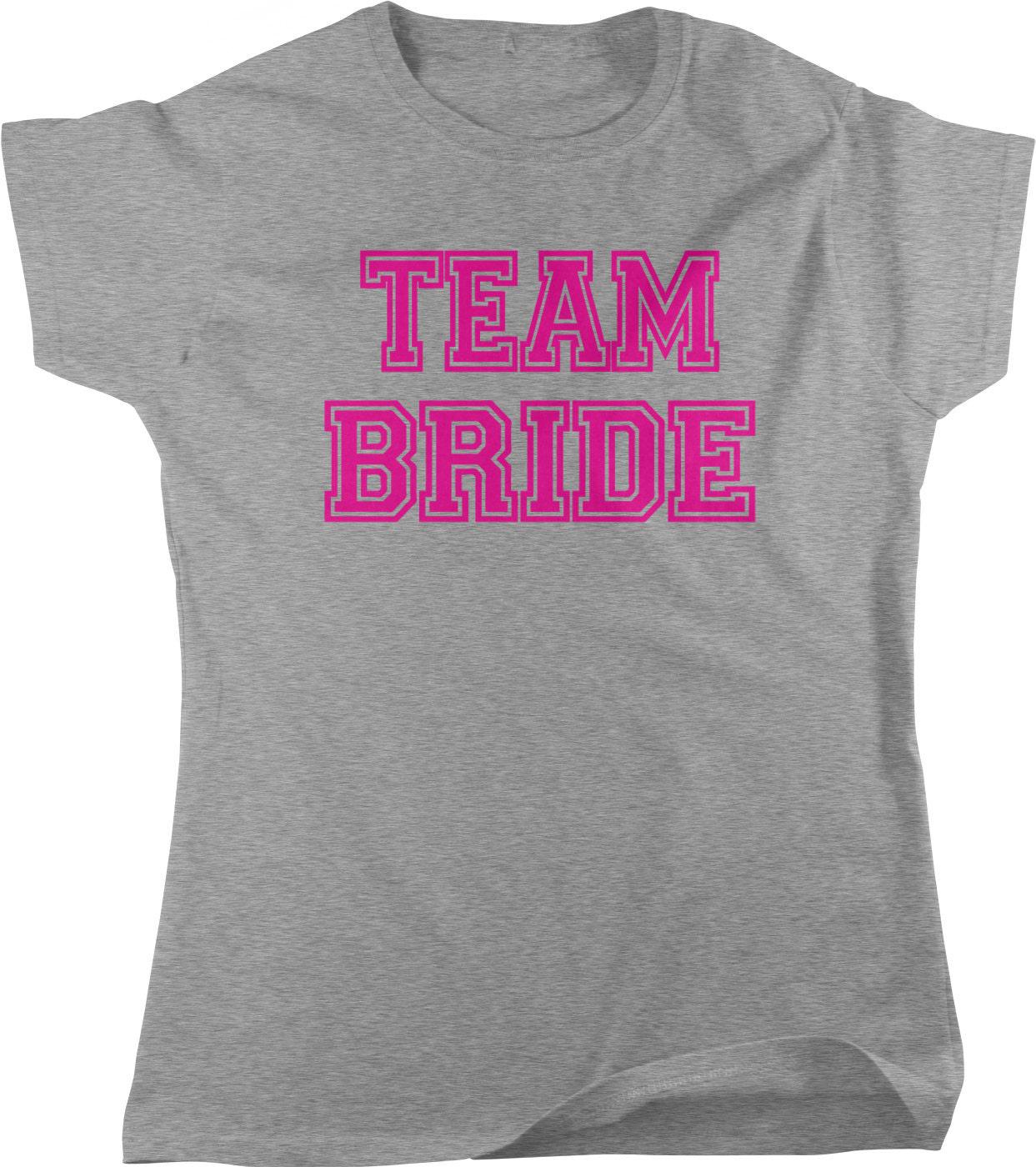 Team Bride T-shirt – Pink Bridal Party Shirt | Comfortable Cotton Tee