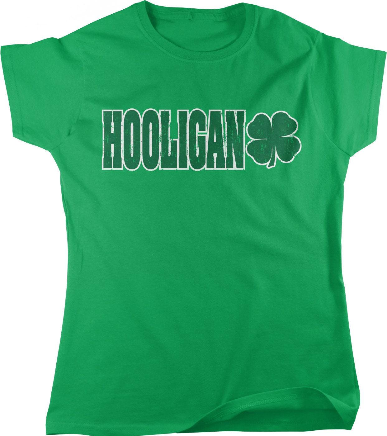 Four Leaf Clover T-Shirt - Womens Celtic Tee | St Patricks Day Shirt, Lucky Clover Design
