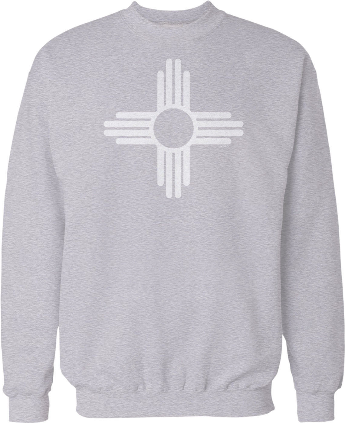 Zia Sun Sweatshirt – Unisex Crew Neck Hoodie With Pouch Pocket & Durable Fabric