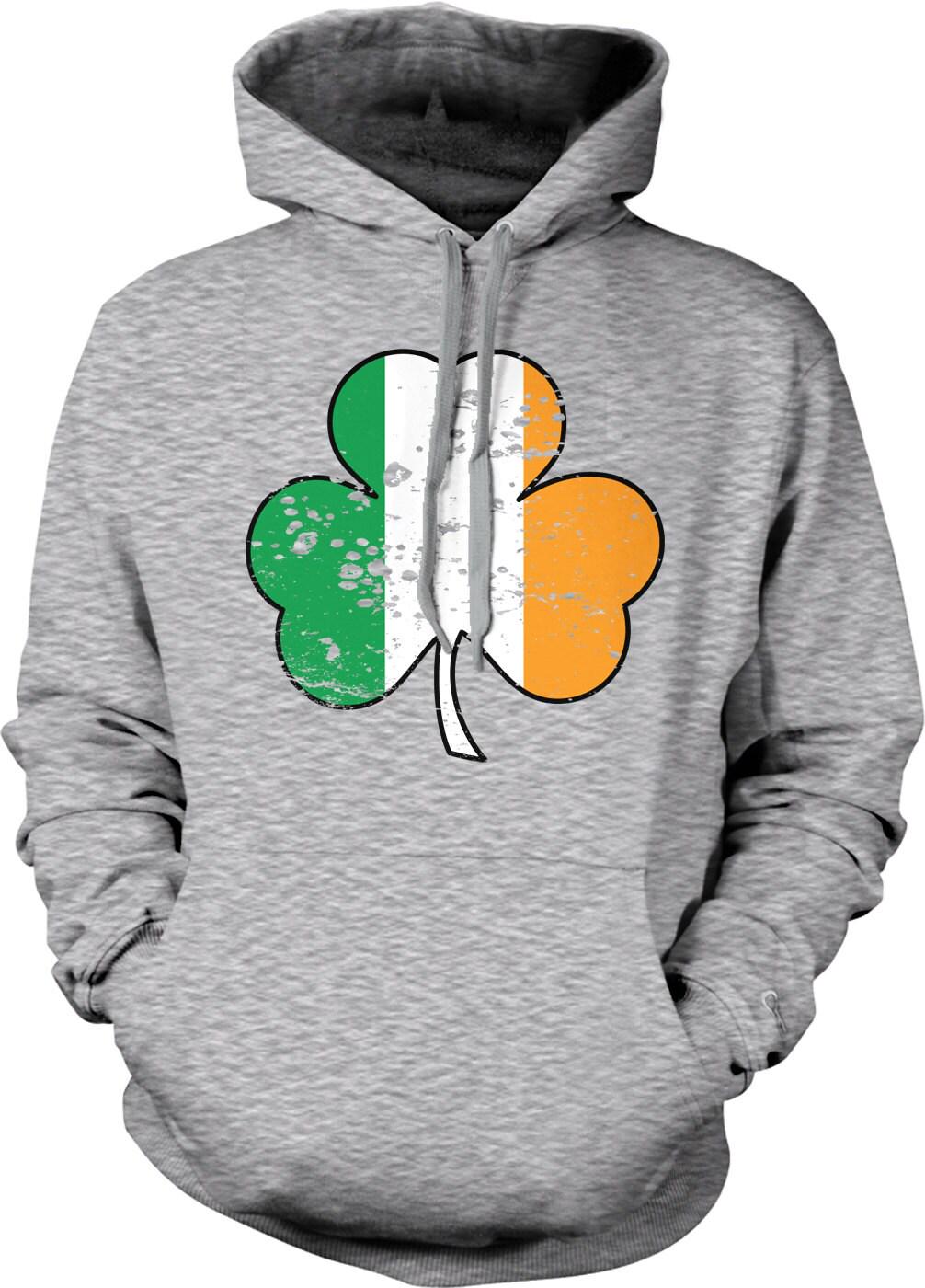 Irish Shamrock Hoodie - Cozy Celtic Sweatshirt With Pouch Pocket, Soft Cotton Blend