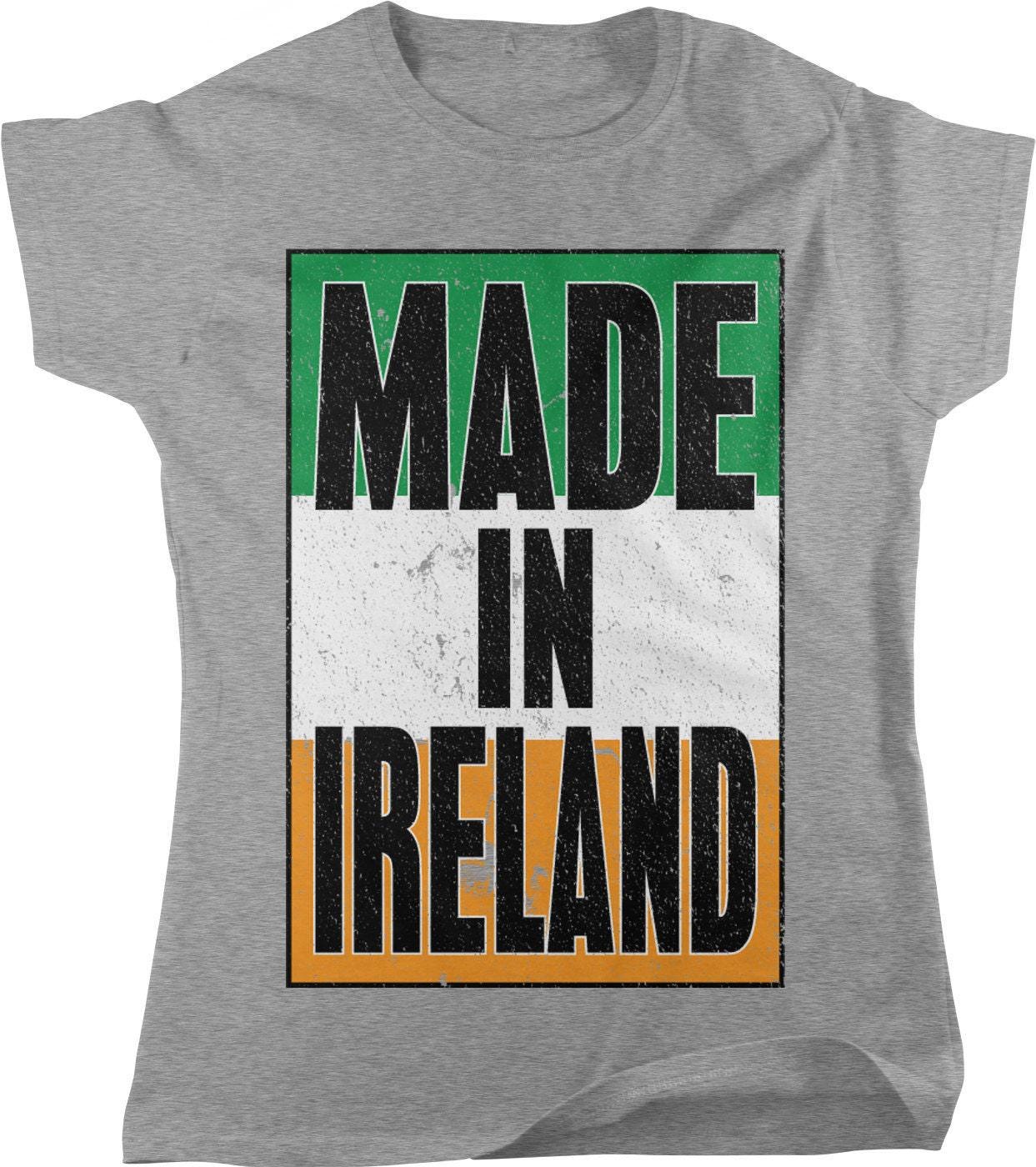 Irish Flag T-Shirt - Women's Soft Cotton Tee | St Patricks Day Apparel