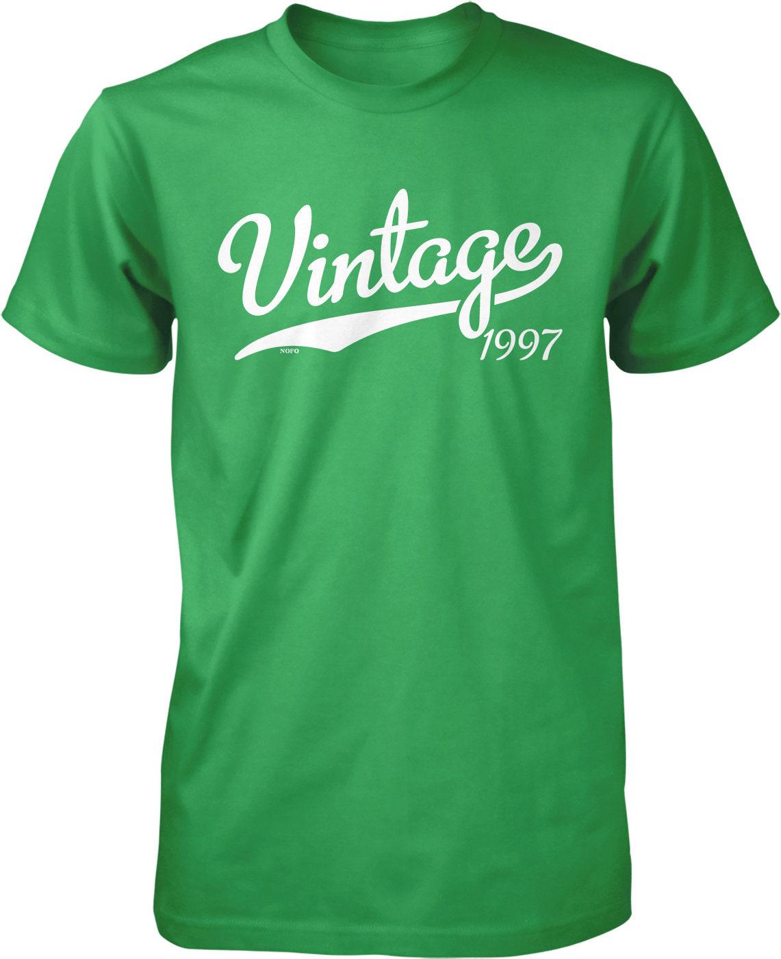 Vintage Men's T-Shirt - Classic 1997 Fit Tee | Soft Cotton Fabric