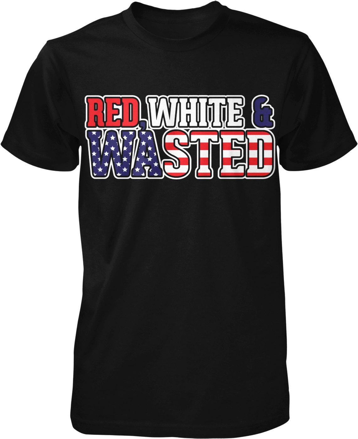 USA Pride T-Shirt - Patriotic Cotton Tee With Bold Flag Graphic Design