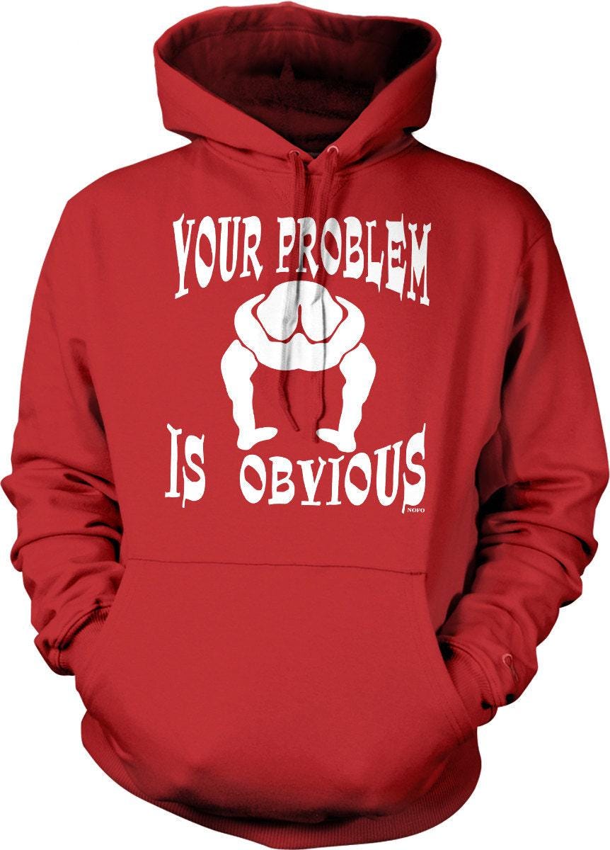 Funny Graphic Hoodie – Cozy Cotton Blend Sweatshirt With Pouch Pocket & Double Ply Hood