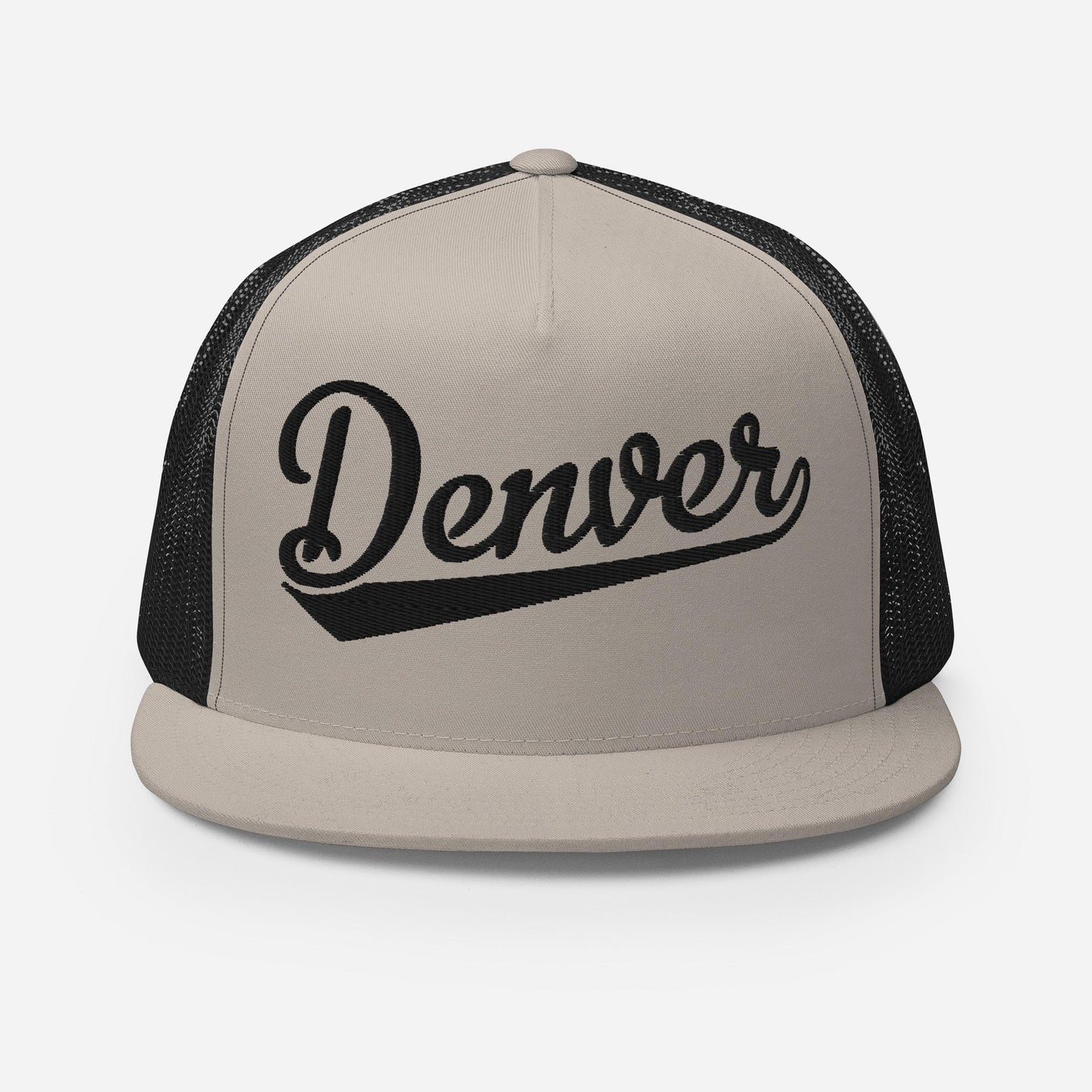 Denver Snapback Hat – 6 Panel Snapback Trucker Hat With Breathable Mesh