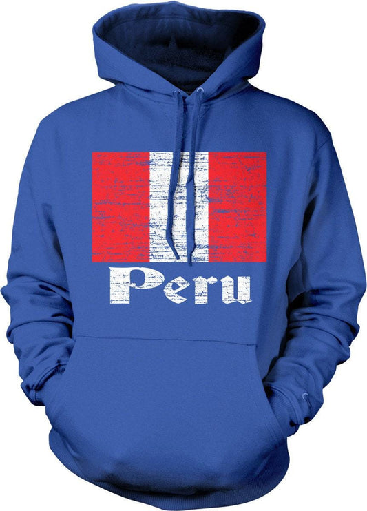 Peruvian Pride Hoodie – Peru Flag Sweatshirt With Cotton Blend Fabric
