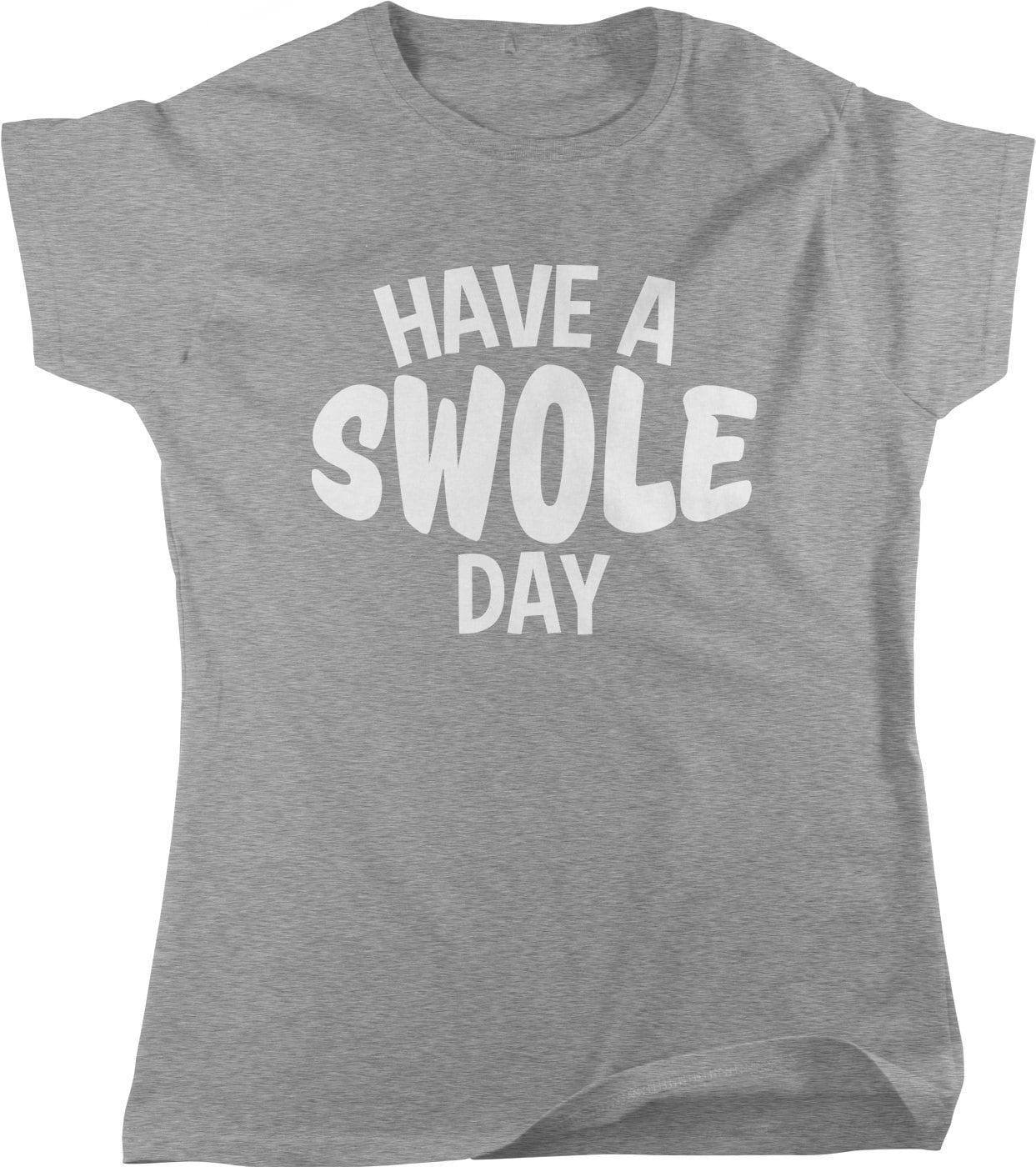 Swole Women's T-Shirt – Gym Fitness Tee | Pre Shrunk Cotton, Full Cut Shirt