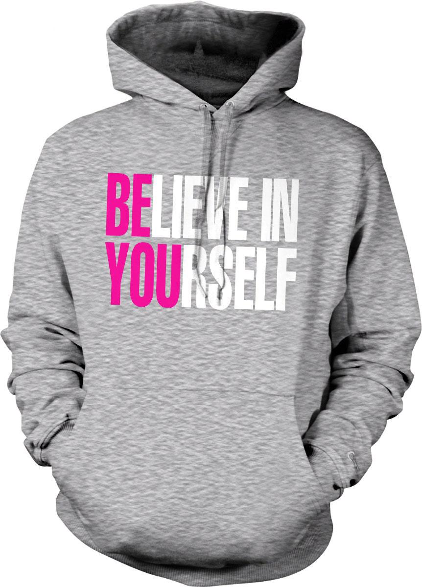 Be You Hooded Sweatshirt – Comfortable Gym Wear With Pouch Pocket & Adjustable Drawcord