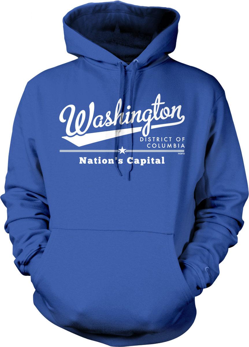 Capital City Hoodie - Urban Style DC Sweatshirt With Pouch Pocket & Durable Stitch