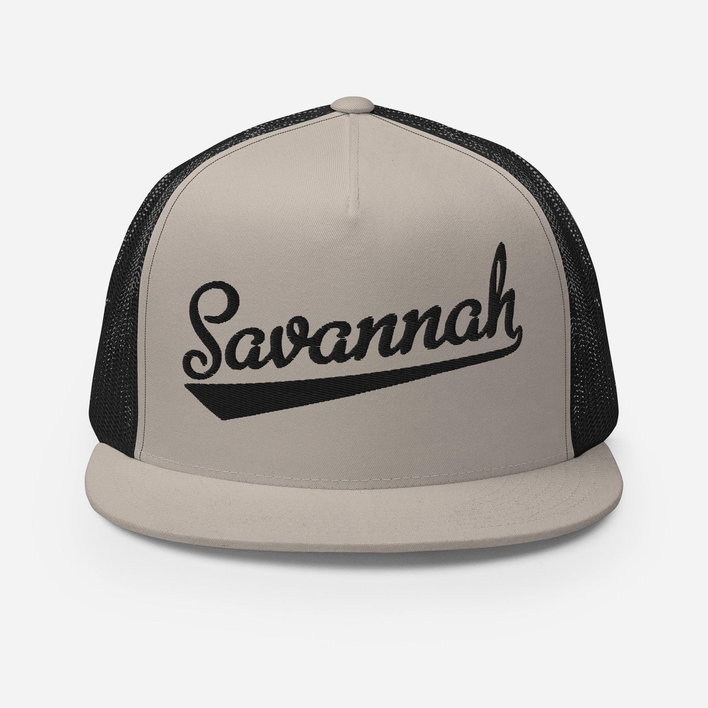 Snapback Trucker Hat - 6 Panel Cotton Front Panel With Polyester Mesh Back