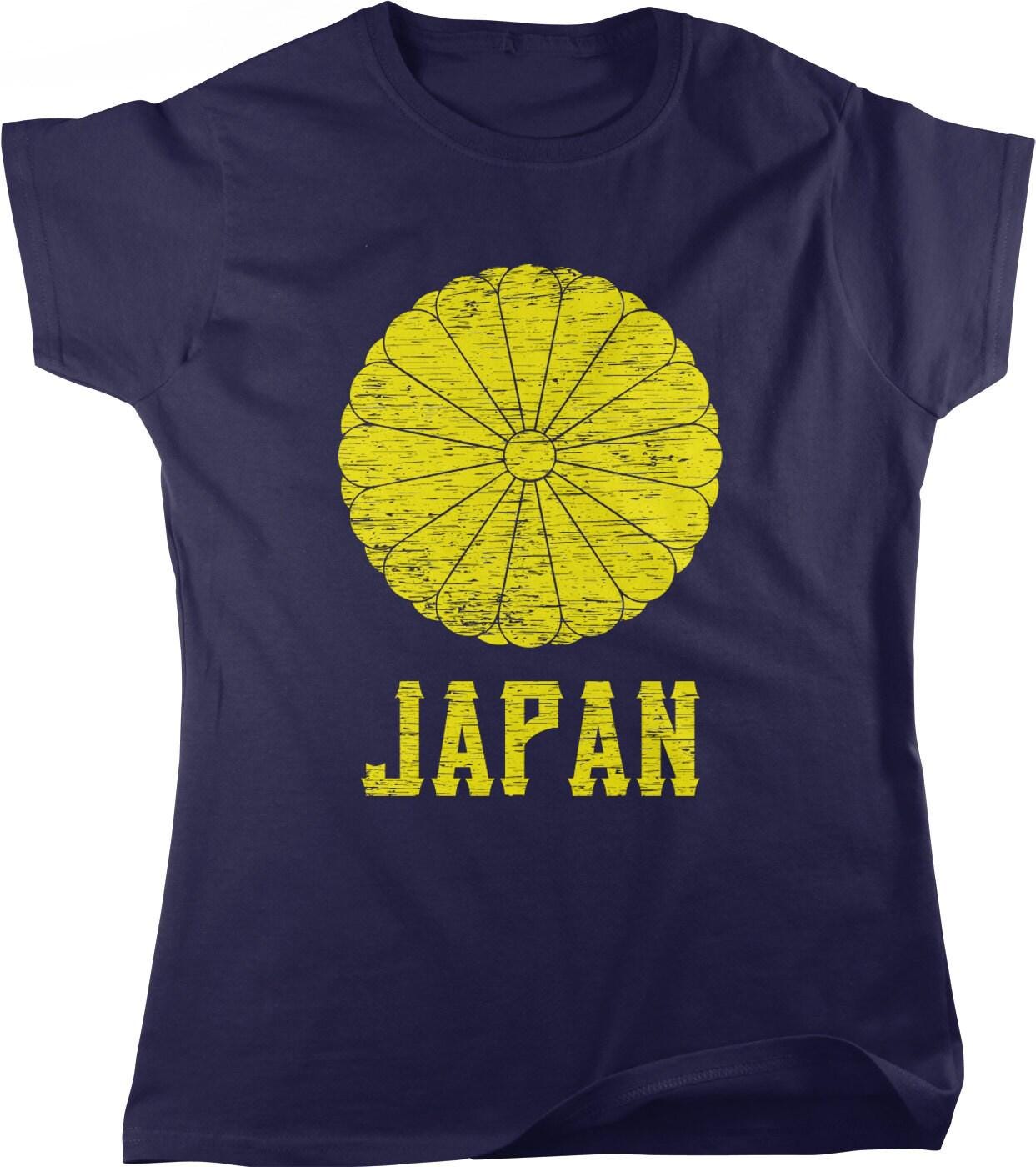 Japanese Flower Crest Tee - Asian Inspired Shirt | Comfortable Cotton Top