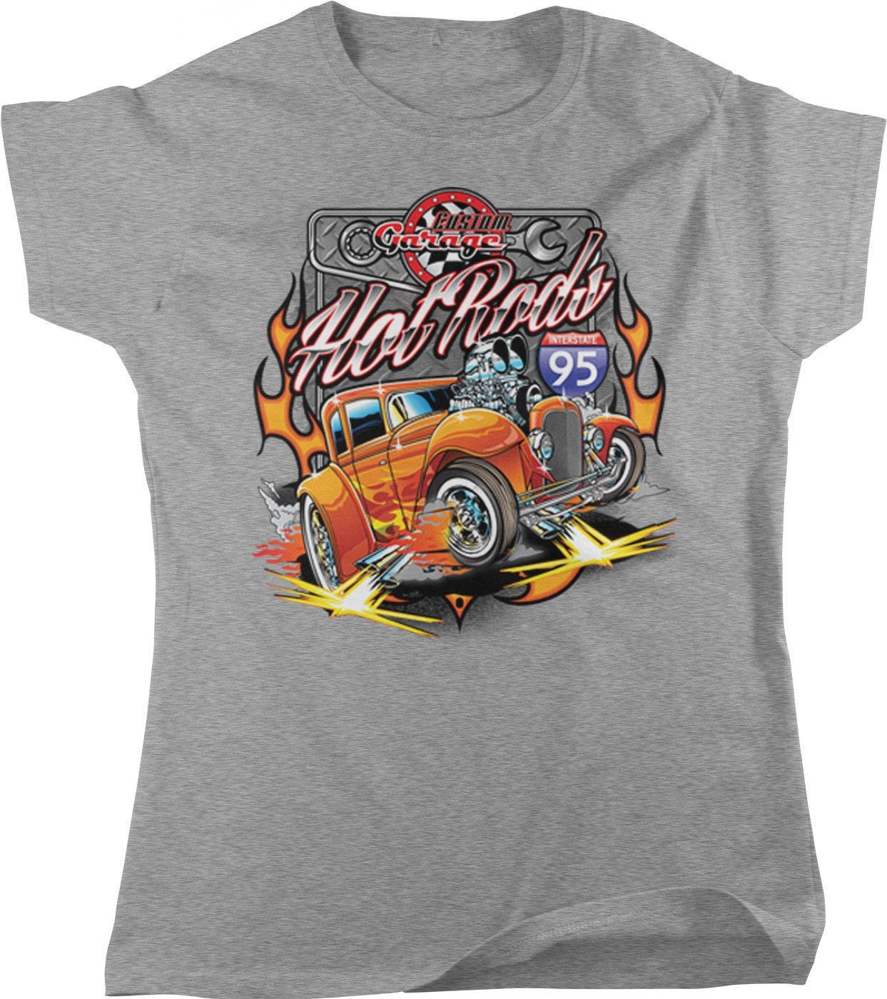 Interstate 95 Women's T-Shirt – Vintage Car Shirt | Soft Cotton Tee, Durable Hemmed Sleeves