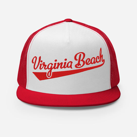 Snapback Trucker Hat – Virginia Beach Mesh Back Cap With Custom Thread Colors